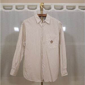 Vintage 90s Jaclyn Smith Gold Crest Blouse